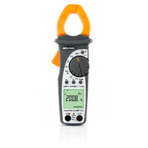 HT4022 Digitale Stromzange 400A AC TRMS mit Oberwellen, Leistungs- und Energiemessung