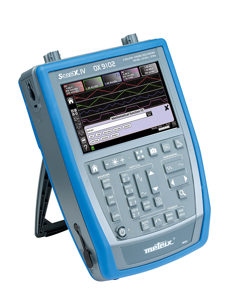 OX 9102 Tragbares Oszilloskop 2 x 100 MHz