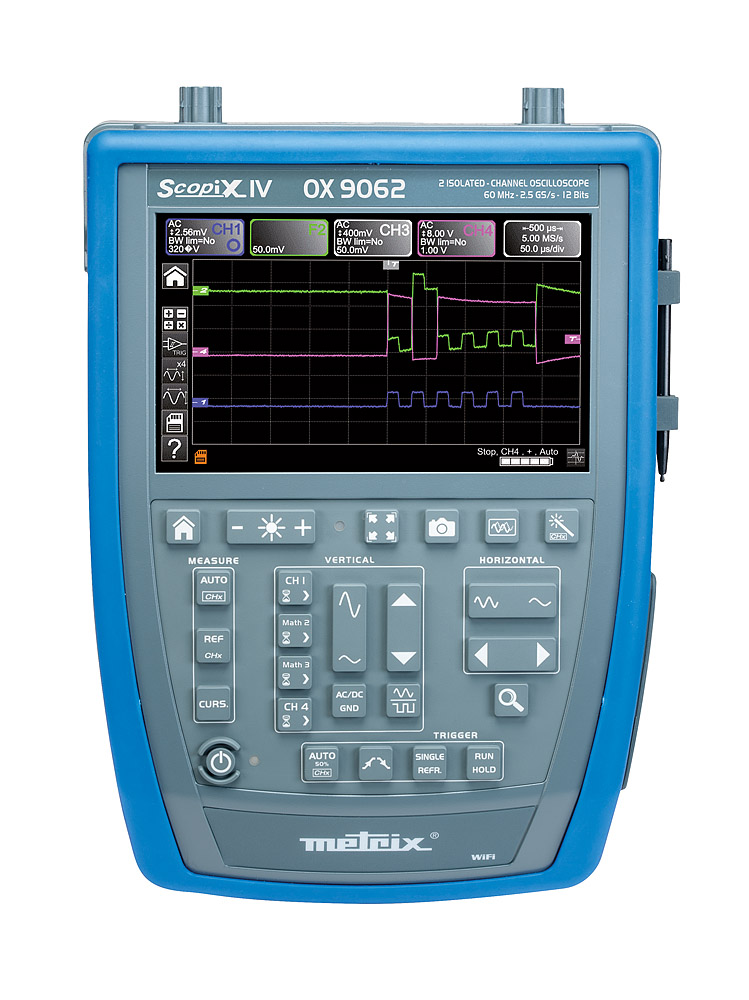OX 9062 Tragbares Oszilloskop 2 x 60 MHz