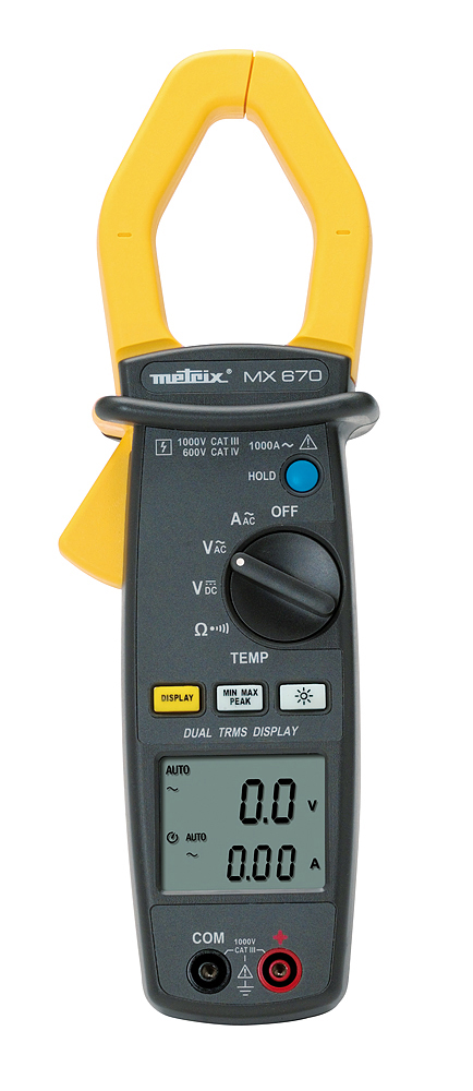 MX 670 Vielfachmesszange inkl. Transporttasche