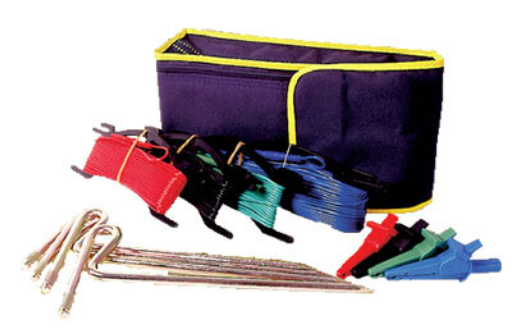  KIT TERR Erdungsmessleitungssatz mit 4 Erdspiessen