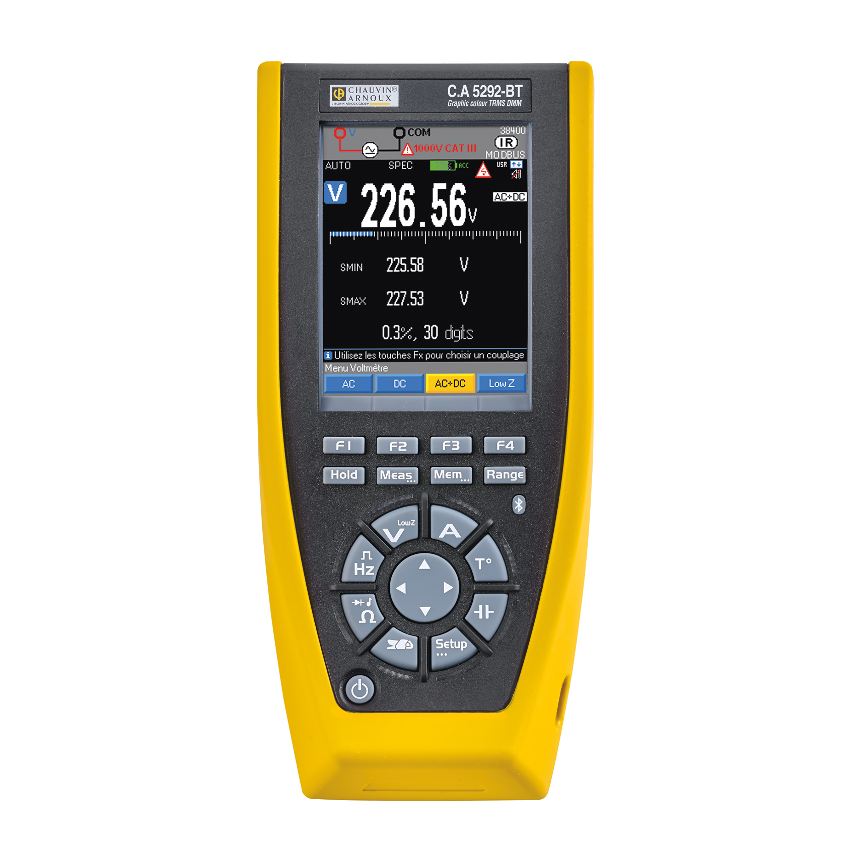 C.A 5292-BT Farbgrafik-Multimeter mit Bluetooth-Schnittstelle