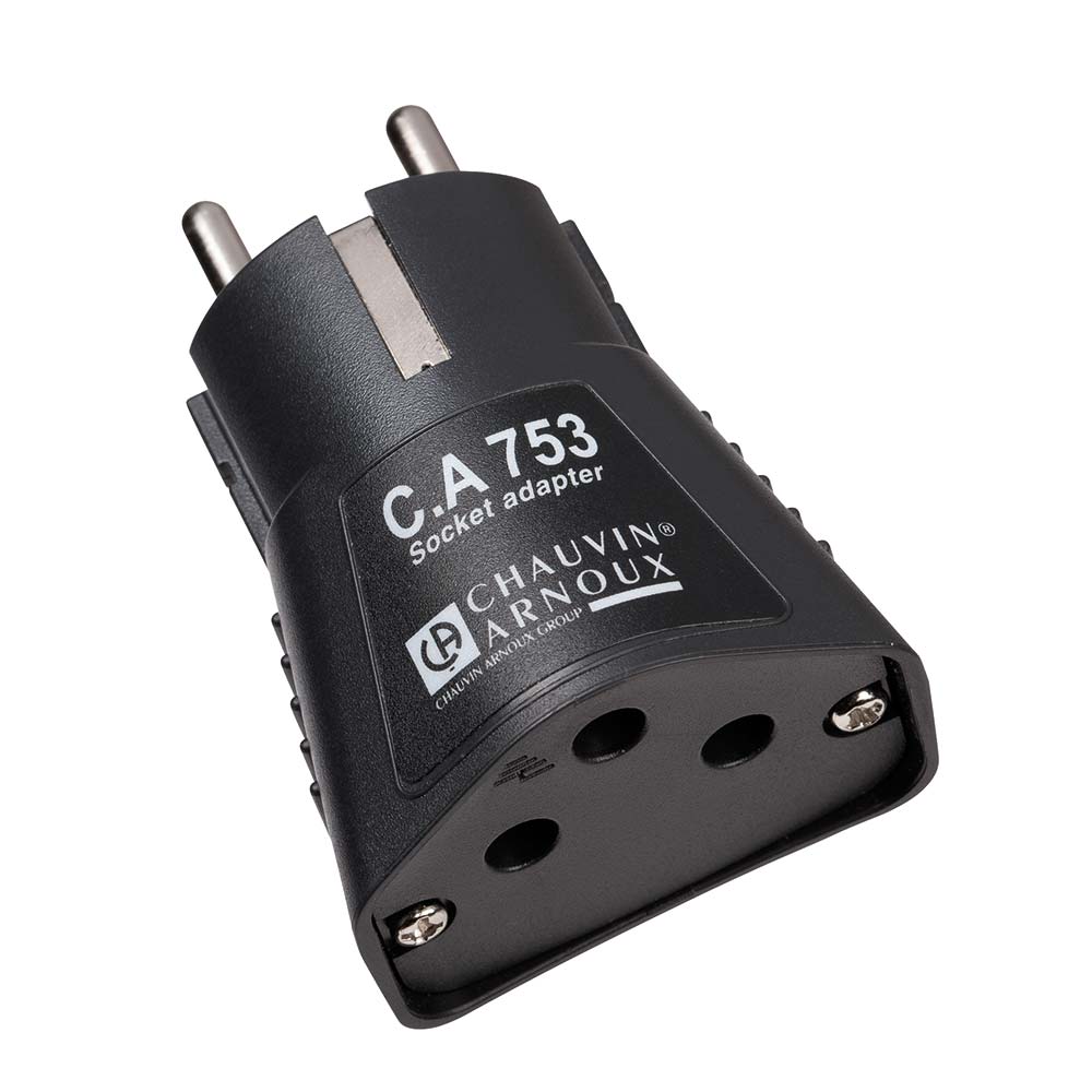 C.A 753 Messadapter für Schutzkontakt-Steckdosen