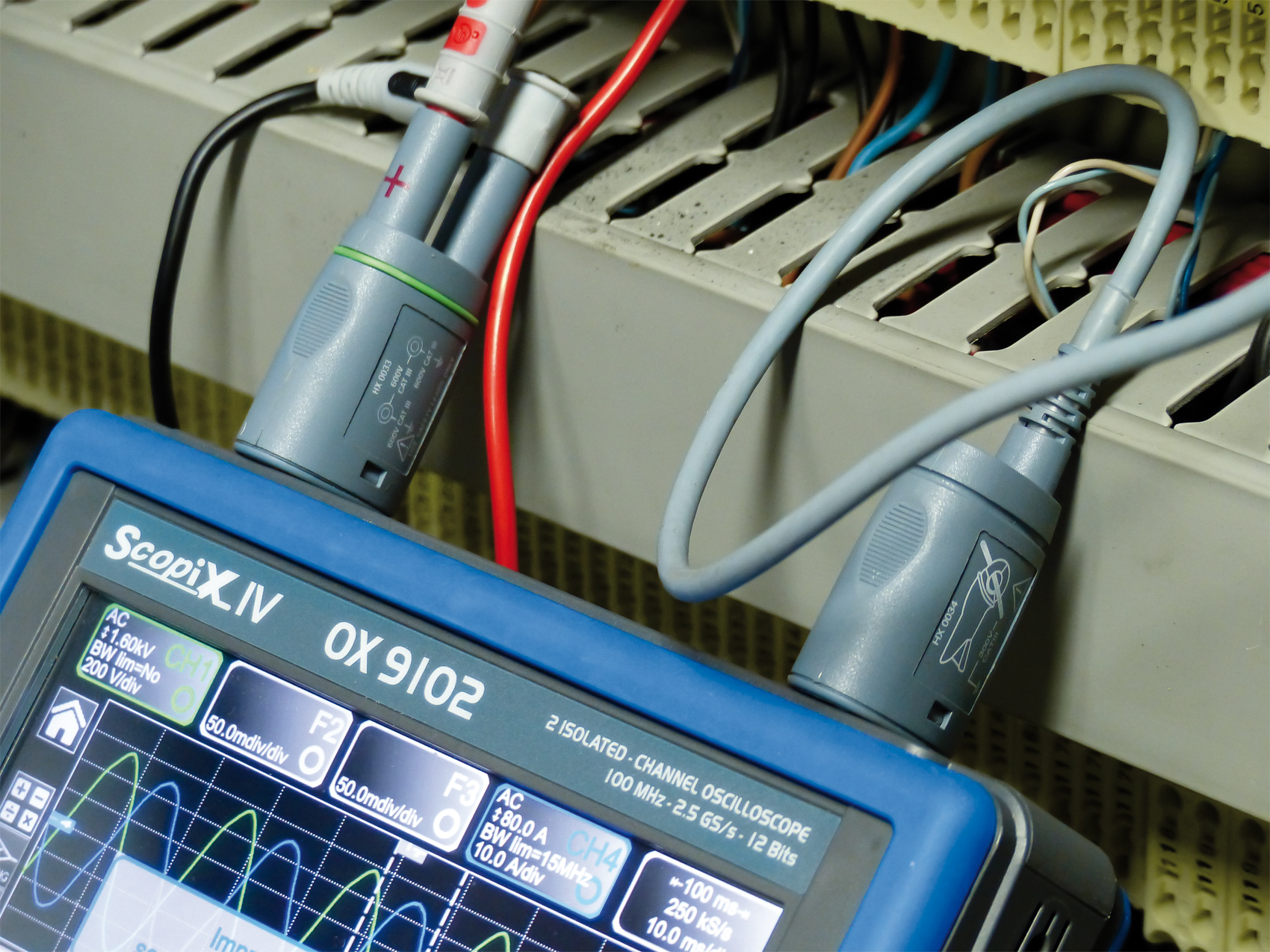 OX 9102 Tragbares Oszilloskop 2 x 100 MHz