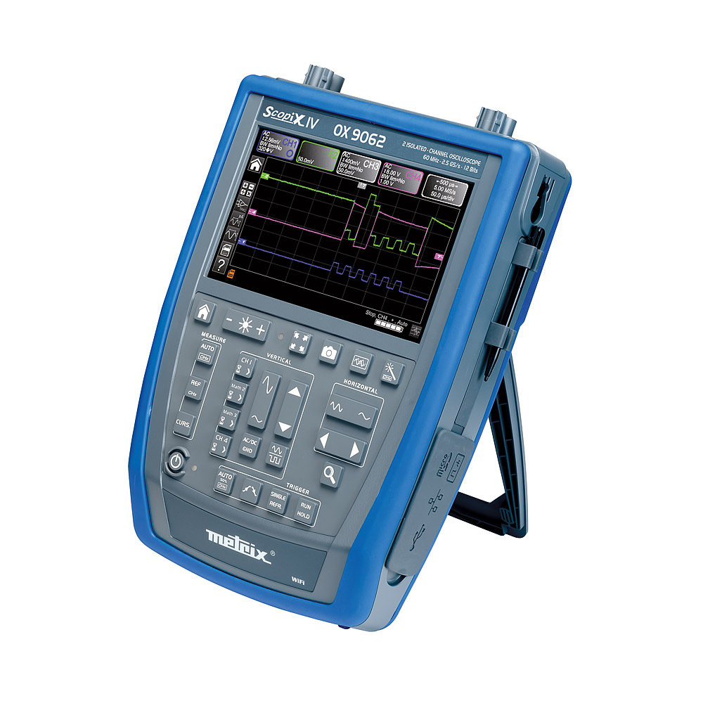 OX 9062 Tragbares Oszilloskop 2 x 60 MHz