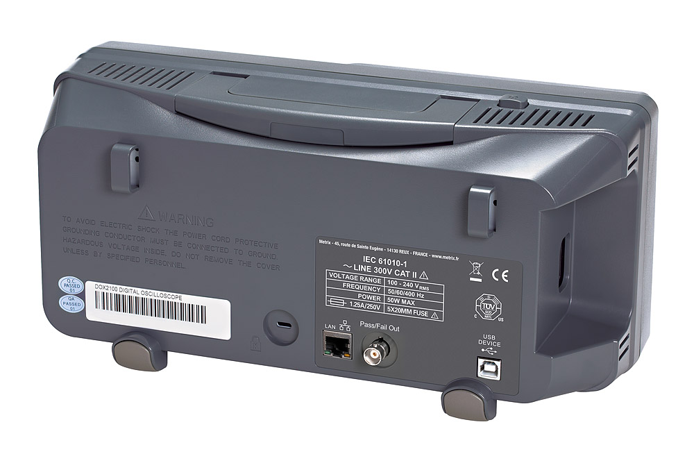 DOX 2070B Dig. Oszilloskop 2x70 MHz, Farbdisplay, USB, Ethernet