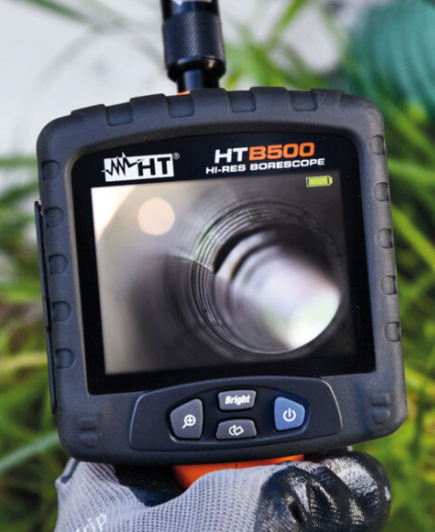 HTB500 Endoskopkamera mit Akku und flexibler Sonde