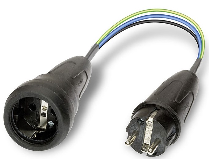 16 A Schutzkontaktstecker - Schutzkontaktkupplung